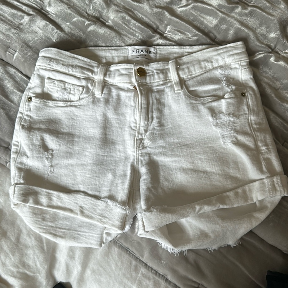 FRAME denim jean shorts
